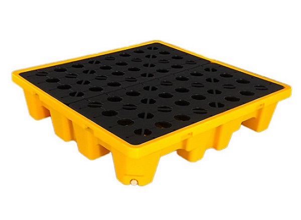 Pallet Chống Tràn 4 Thùng Phuy BlueSP-4D