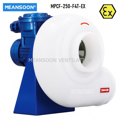 Quạt hút khí khói mùi hóa chất MPCF-250-F4T-EX